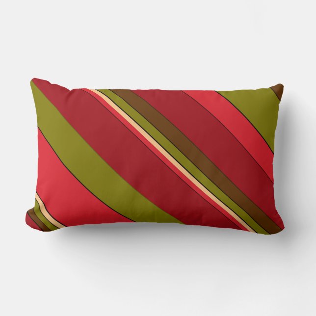 Bold Stripes Lumbar Cushion (Front)