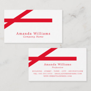 Bold Stripes, Minimalist Business Card