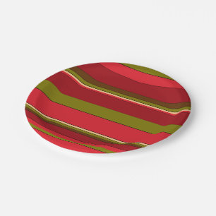 Bold Stripes Paper Plates