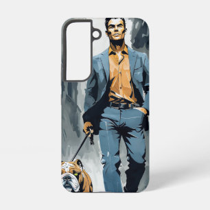 Bold Style & Bulldog Attitude – Stylish Man Phone Samsung Galaxy Case
