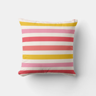 Bold Summer Stripes Cushion