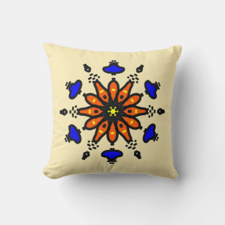 Bold Sun Mandala Cushion