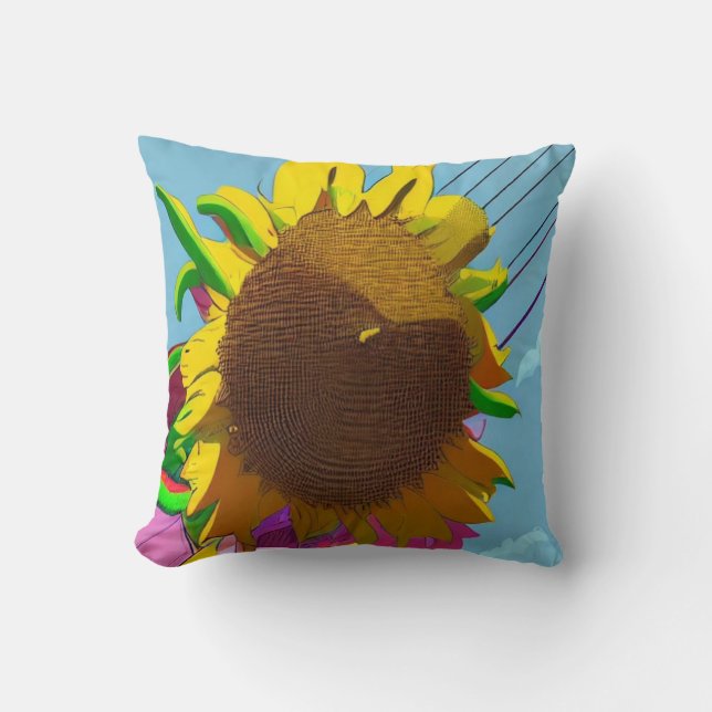Bold Sunflower Cushion (Front)