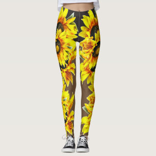 Bold Sunflower Leggings