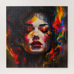 Bold Surreal Portrait  Jigsaw Puzzle