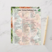 Bold Tangerine Tropical Floral Watercolor Graphic