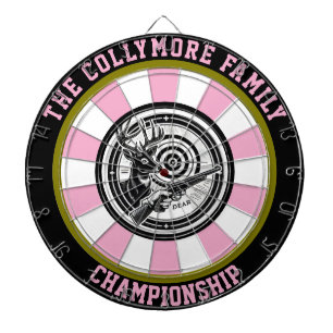 Bold Target Art of Deer Dartboard