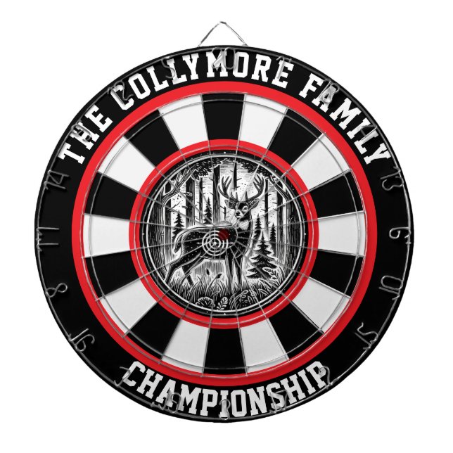Bold Target Deer Wall Art Dartboard (Front)
