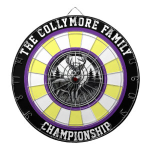 Bold Target on Deer Design Dartboard