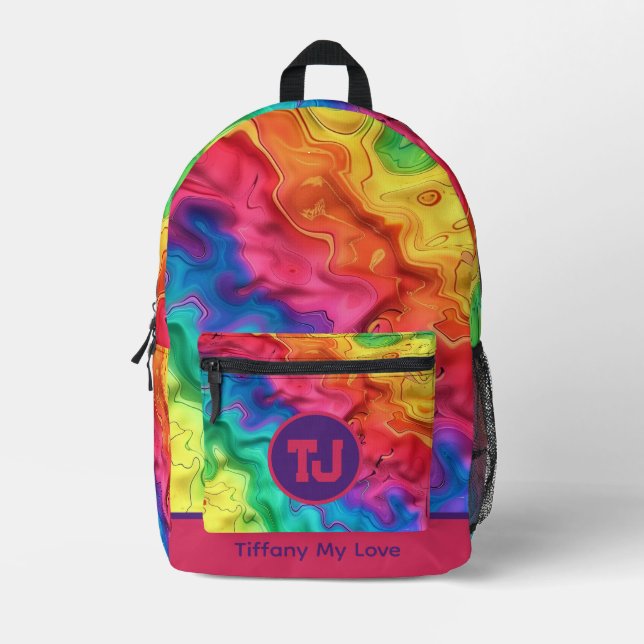 Bold Team Basketball Backpack For Him (Front)