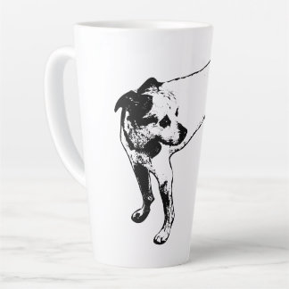 Bold Terrier Mix Full‑Body Profile Mug