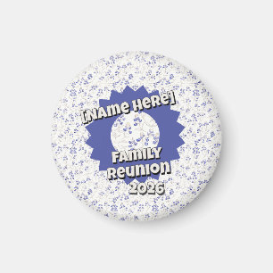 Bold Texas Bluebonnets, Family Reunion,  Magnet