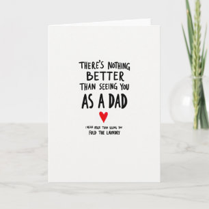 Bold Text Fathers Day Design Card