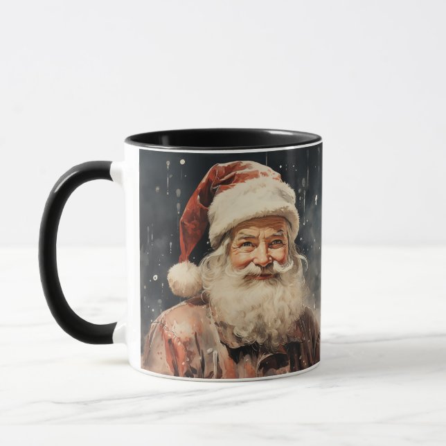Bold Textures, Retro Xmas Mug (Left)