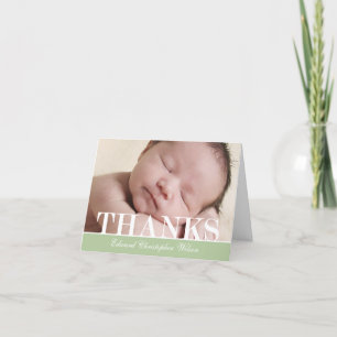 Bold Thanks Thank You Card