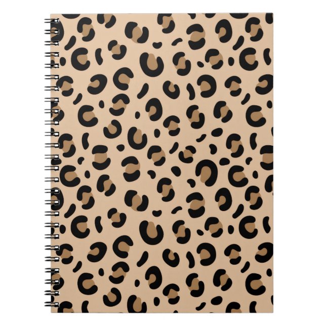 Bold Tiger Stripe Pattern – Animal Print Design Notebook (Front)