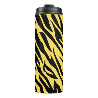 Bold Tiger Stripe Pattern Travel Mug – Wild Yellow