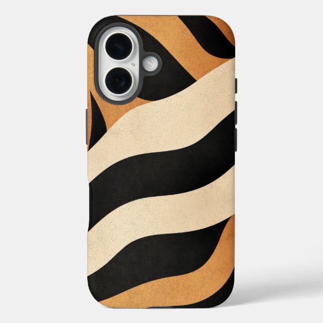 Bold Tiger Stripes Phone Case (Back)