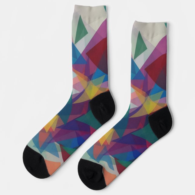 Bold Triangle  Socks (Left)