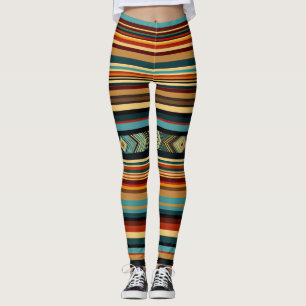 Bold Tribal Symmetry Leggings