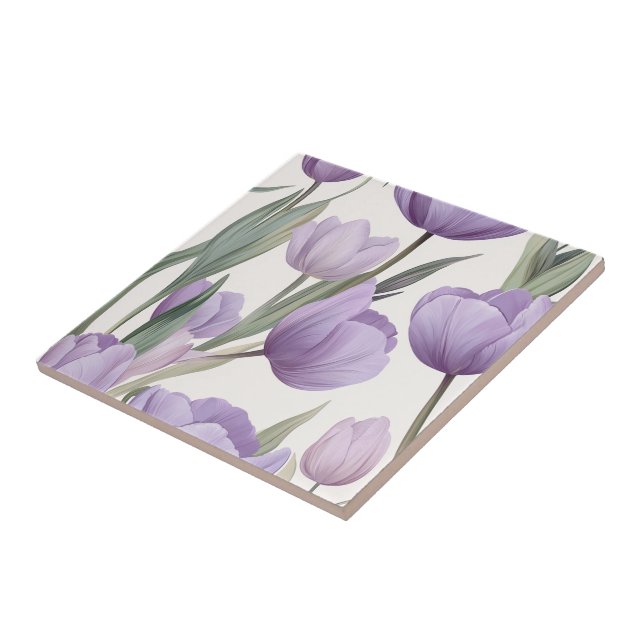 Bold Tulip Ceramic Tiles  For Modern Bathroom (Side)