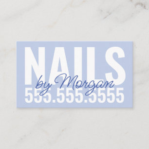 Bold Typography and Contemporary Professional Business Card