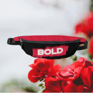 BOLD Typography Fanny Pack