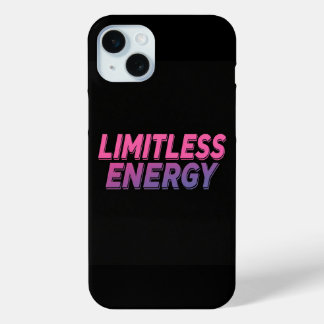 Bold Typography Phone Cover with Gradient "Limitle