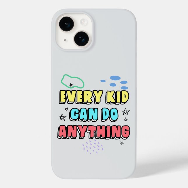 Bold Typography Statement Design for Kids  Case-Mate iPhone Case (Back)