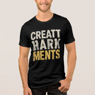 "Bold Typography T-Shirt – Statement Graphic Text Tri-Blend Shirt