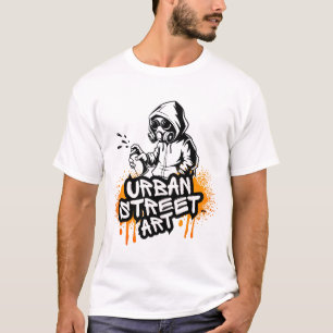  Bold Urban Street Art Graffiti Style Tee