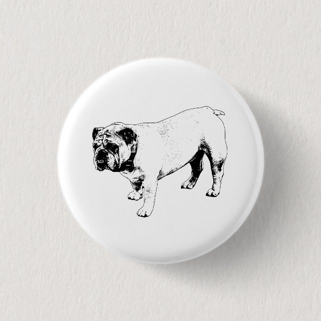 Bold Vector Mark 3 Cm Round Badge (Front)