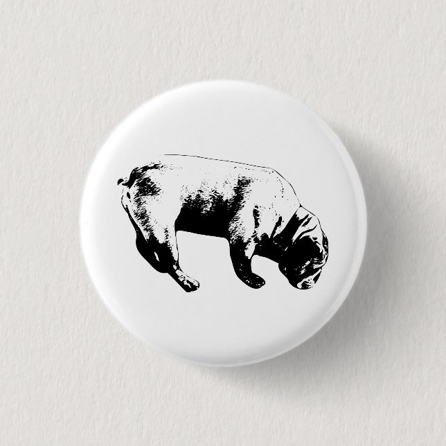 Bold View, Quiet Mark 3 Cm Round Badge (Front)