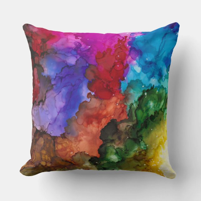 Bold, Vivid and Colourful  Cushion (Front)