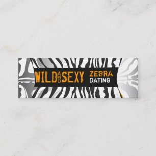 Bold Wild Sexy Profile Mini Business Card