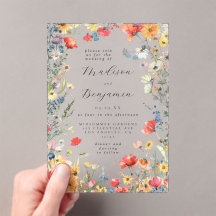Bold Wildflower Wedding