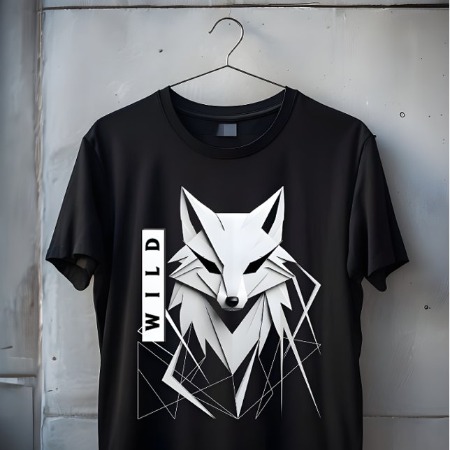 Bold Wolf Graphic T-Shirt for Men (Creator Uploaded)