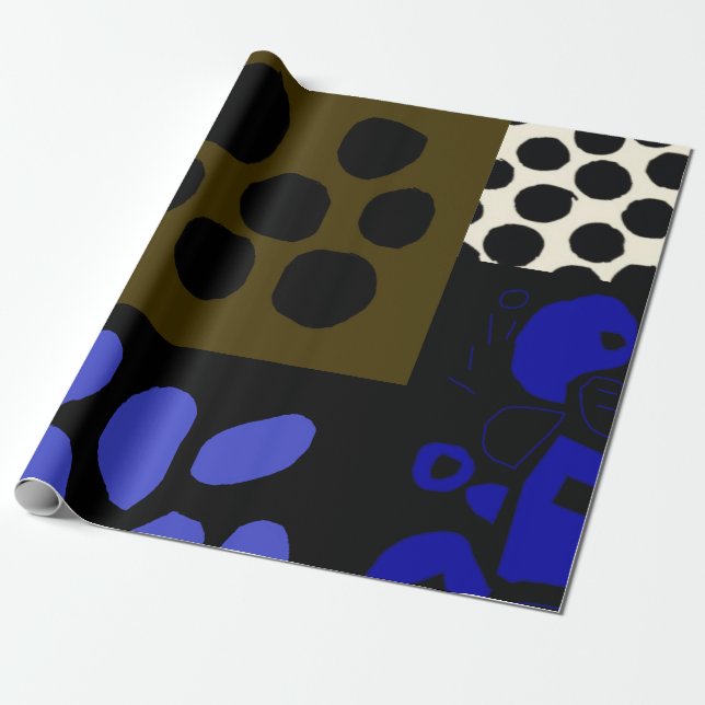 bold wrapping paper with dots (Unrolled)