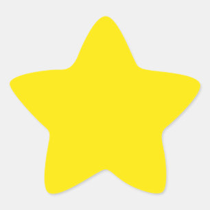 Bold Yellow Background Star Stickers