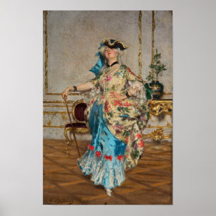 Boldini - An Elegant Lady Poster
