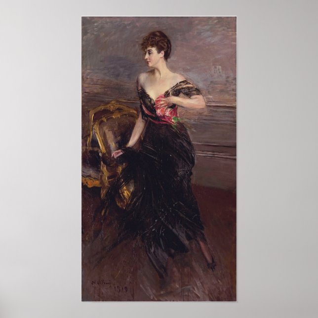 Boldini - Cecile Murat Ney D'Elchingen 1867 Poster (Front)