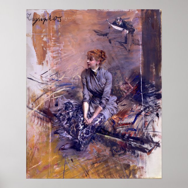 Boldini - Gabrielle Rejane Poster (Front)