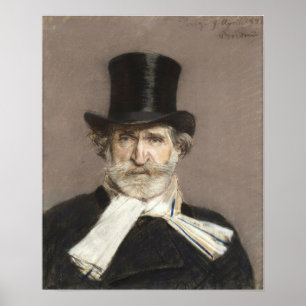 Boldini - Portrait Of Giuseppe Verdi Poster