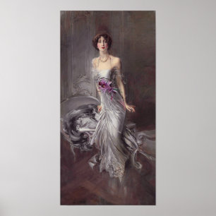 Boldini - Portrait Of Madame Doyen Poster