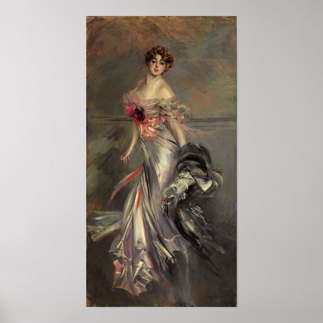 Boldini - Portrait Of Marthe Regnier Poster (Front)