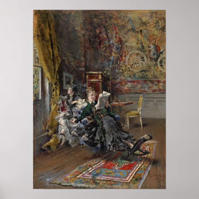 Boldini - The Parisians 1873 Poster (Front)