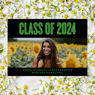 BOLDLY CHIC CLASS OF 2024 GRADUATION INVITATION