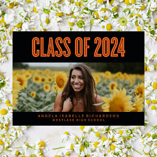 BOLDLY CHIC CLASS OF 2024 GRADUATION INVITATION