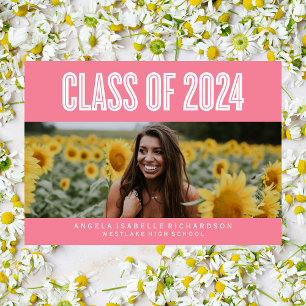 BOLDLY CHIC CLASS OF 2024 GRADUATION INVITATION