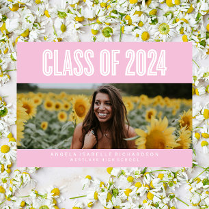 BOLDLY CHIC CLASS OF 2024 GRADUATION INVITATION
